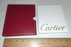 CARTIER Watch Box Booklet Manual in Box CARTIER