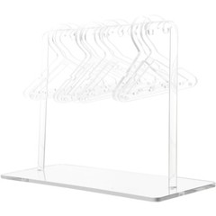 Earring Storage Display Mini Coat Hanger Rack Stands Acrylic Necklace