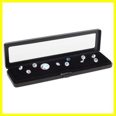 Diamond Display Boxes Gem Container Holder Gemstone Jewelry Box Show Case Sto…