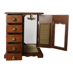 1 piece of 5-Drawer Multifunctional Jewelry Box, Large Jewelry Storage Box