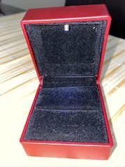Lid Lighted Wood Velvet Jewelry Box