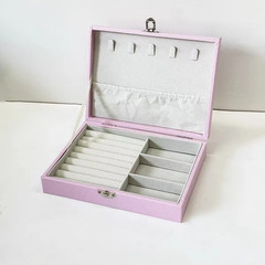 Jewelry Organizer Box – Portable Storage Case for Necklaces, Earrings, Rings, Ac