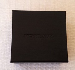 2X Michael Kors Brown Authentic Magnetic Jewelry Accessory Gift Box Small 3 x 3