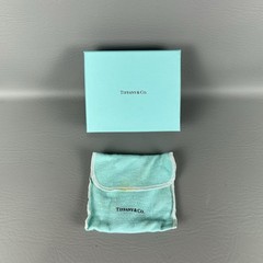 Tiffany & Co Empty Blue Gift Box With Whip Stitch Felt Travel Pouch (2 Items)
