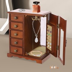 1 piece of 5-Drawer Multifunctional Jewelry Box, Large Jewelry Storage Box