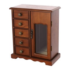 1 piece of 5-Drawer Multifunctional Jewelry Box, Large Jewelry Storage Box