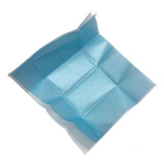25Pcs White & Blue Diamond Gemstone Sapphire Parcel Papers 80mm x 45mm