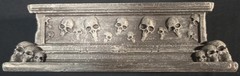 DISTURBIA AM77 Grey Resin Gothic Sarcophagus Coffin Decor Jewellery Box – No Lid