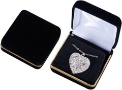 Lot of 24 Black Velvet Pendants Boxes 2 ⅝” x 2 ⅝” x 1 ⅜” Jewelry Necklace Gift