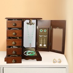 1 piece of 5-Drawer Multifunctional Jewelry Box, Large Jewelry Storage Box