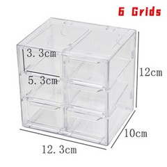 Acrylic Bead Storage Box Drawer Style Large Capacity Bead Jewelry Desk Organizer