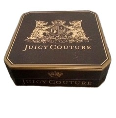 Vtg Juicy Couture Empty Jewelry Box Brown Gold Y2K Born In The Glamourous USA