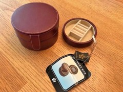 Genuine Leather Jewelry Keepsake Box ~ NWT!