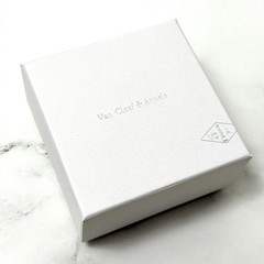 Van Cleef & Arpels Necklace Box VCA Original Travel Jewelry Case Empty Box Only