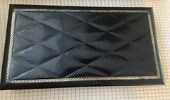 Vintage Brown Swank Jewelry Box Sweden Design Philippe