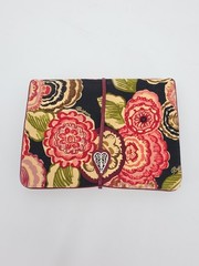 Brighton Folding Jewelry Holder Travel Wrap Case Expandable Floral