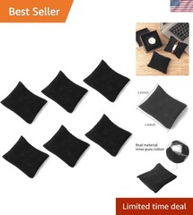 Washable Black Velvet 6-Piece Bracelet and Watch Display Set – Antique Style