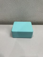 Tiffany & Co Blue Leather Jewelry Box, 4in