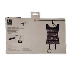 Umbra Mini Black Dress Travel Jewelry Organizer Black