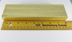 20 Gold Foil Jewelry Gift Boxes 8″ x 2″ x 1″ Cotton Filled