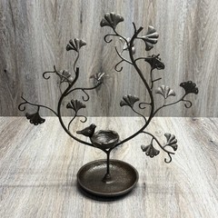 Jewelry Display Bird Nest Tree Twigg Stand Organizer Metal Trinket Holder Heavy