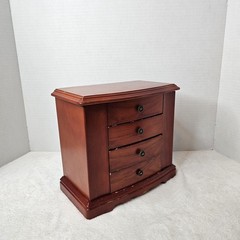 🖤Vintage Wood Jewelry Box