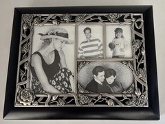 VINTAGEWooden Jewelry/Trinket Box Picture Frame Top For Your Favorite Pictures