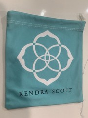 Kendra Scott Jewelry Dust Bag. 5”X5 1/2”. Pre-owned, In Good Condition.