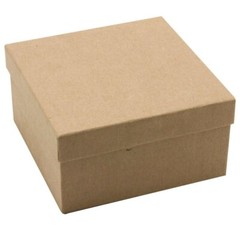 Kraft Cotton Filled Gift Boxes Jewelry Cardboard Box Lots of 100~200~500