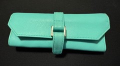 Tiffany & Co Rare Tiffany Blue Leather Jewelry Travel Roll