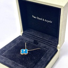 Van Cleef & Arpels Necklace Box VCA Original Travel Jewelry Case Empty Box Only