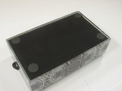 Set of 3 Nesting Beading Keepsake Glass Boxes Wholesale Bulk Sale Lot (TCC-7) ⭐